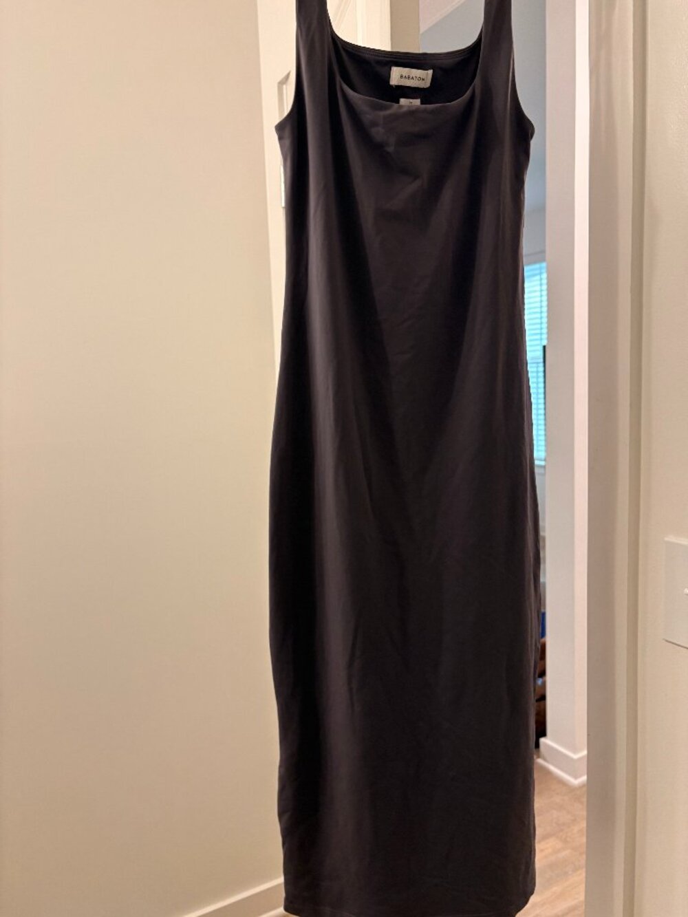 Aritzia Babaton Contour Midi Dress Gray Capsule